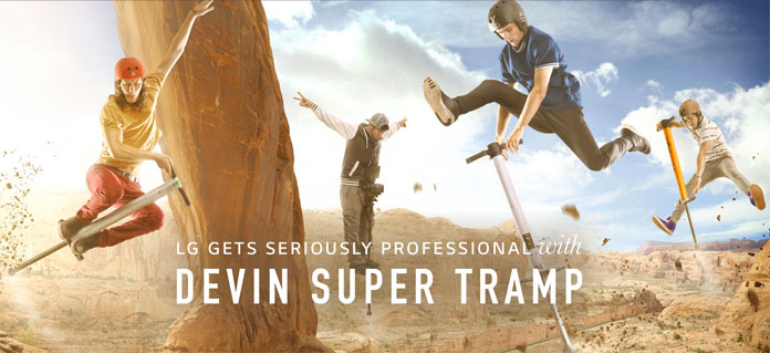 LG gets seriously professional with Devin Super Tramp.