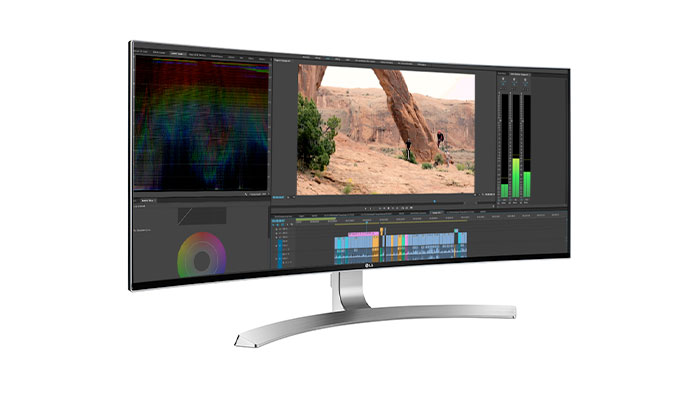 LG UltraWide monitors are ideal for professional creatives.