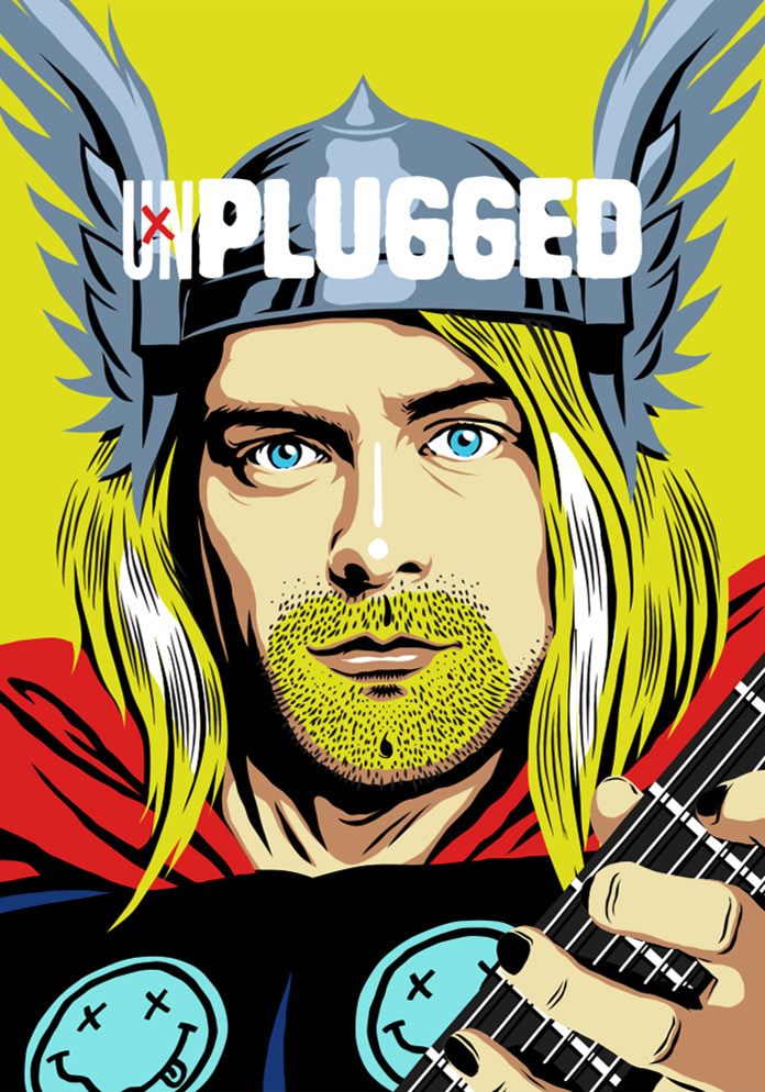 Unplugged (Kurt Cobain as Thor).