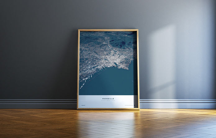 Marseille – framed print.