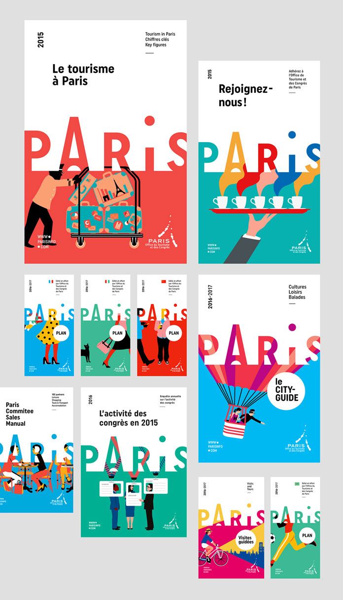 Design based on simple and colorful illustrations by Séverin Millet.