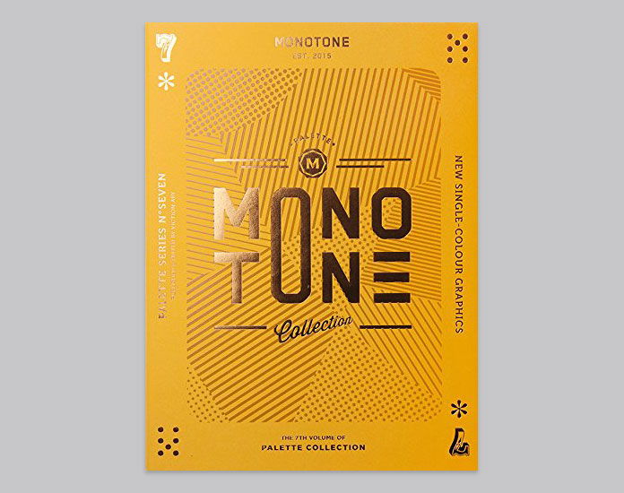 Palette 07: Monotone – New Single-Colour Graphics. A book publication from viction:ary.