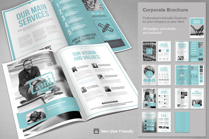 Create professional brochures with ease.
