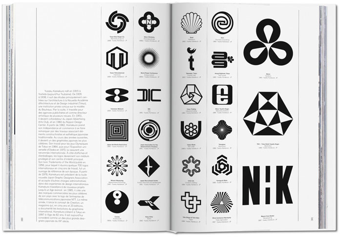 Iconic logo designs collected in one book.