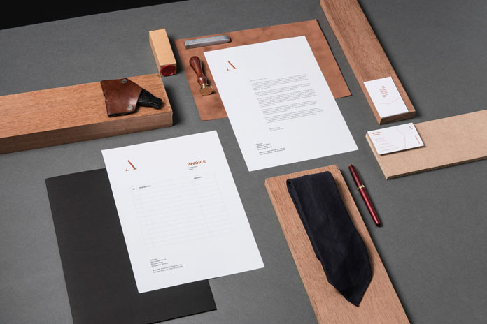 Corporate identity for Alpha Drive developed by multi-disciplinary design boutique Fable.
