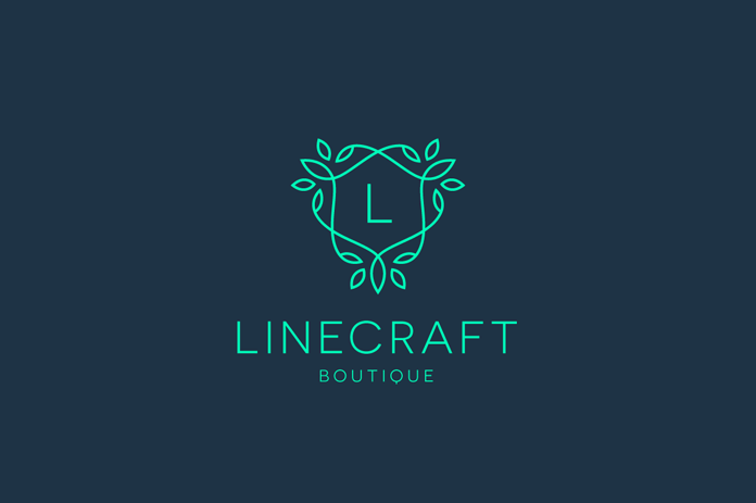 Linecraft Boutique Logo collection from Tortuga Studio.