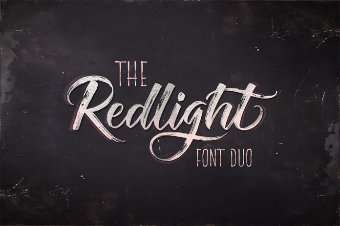 The Redlight font duo.