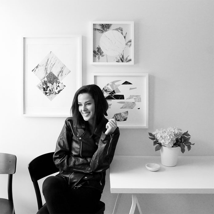 Artist and founder Elise Albino.