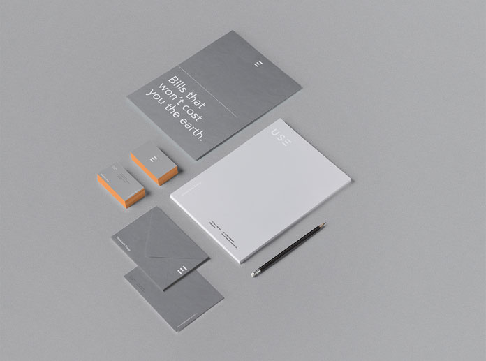 Brand and stationery system.