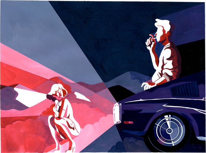Road Triph – illustration by Kim Roselier.