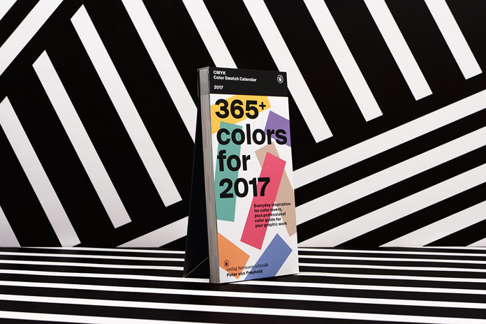 The Color Swatch Calendar 2017 by Peter von Freyhold.