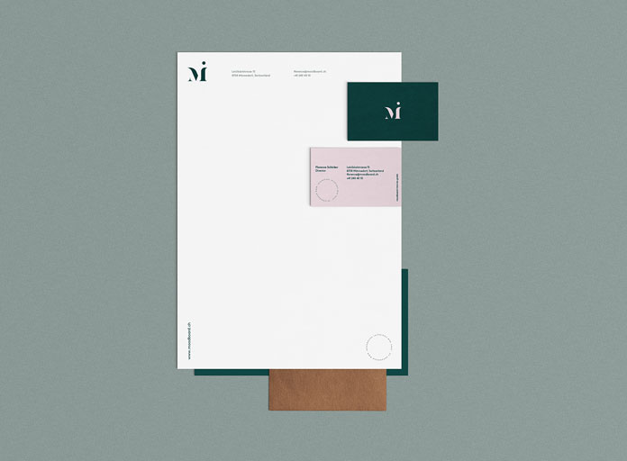 Brand and stationery design by Madelyn Bilsborough.