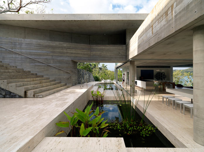 Modern concrete residence by Renato D’Ettorre Architects on Hamilton Island.