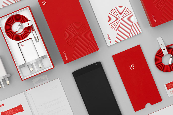 OnePlus 2 smartphone packaging by Mash Creative.