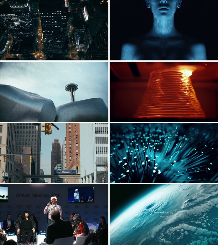 Stills from the documentary: "The Fourth Industrial Revolution."
