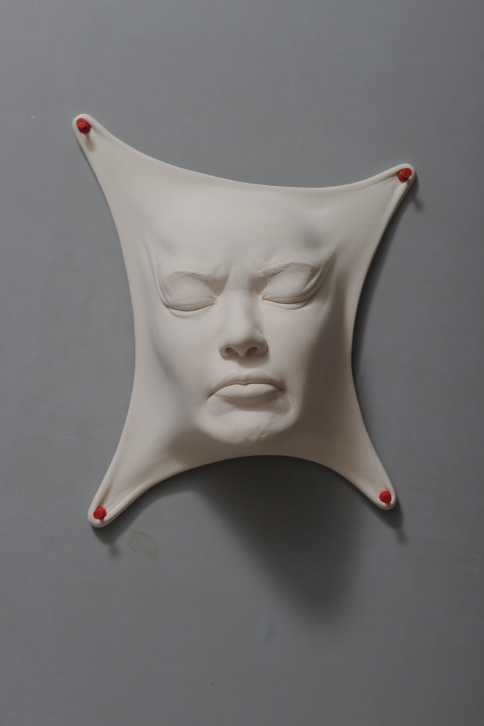 'Documented' – porcelain sculpture by Johnson Tsang.