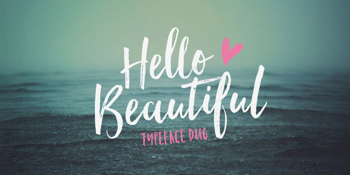 Hello Beautiful typeface duo by Nicky Laatz.
