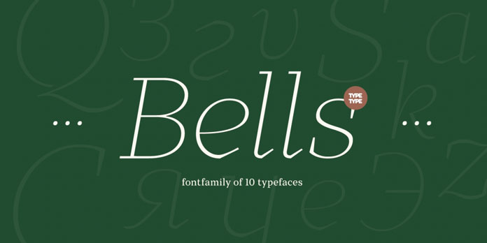 TT Bells, a serif font family from TypeType.