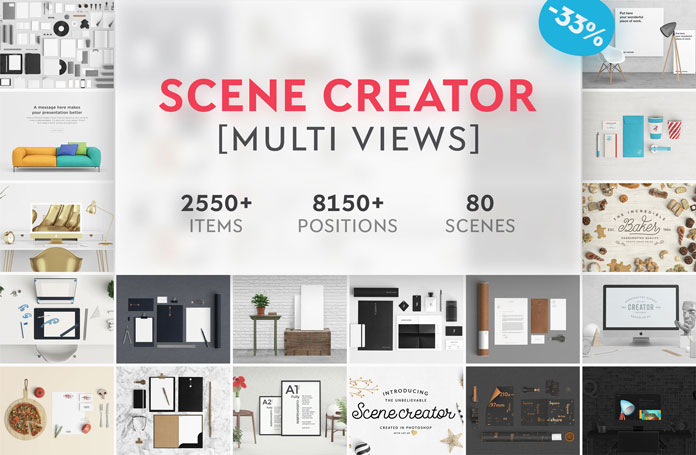 Scene creators bundle - multiple views.