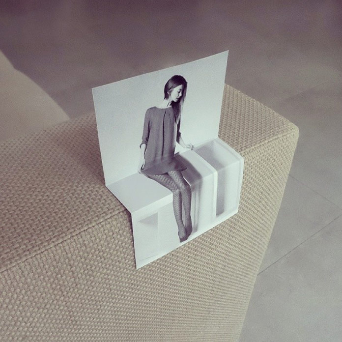 Take a seat – playful images by Dudi Ben Simon.