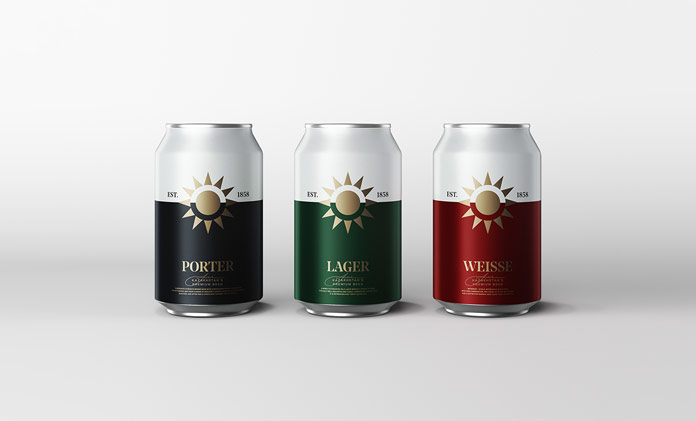 Beer packaging concept by Molto Bureau.