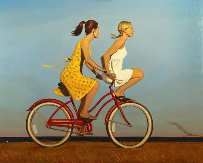 The Day Everything Changed Forever, Bo Bartlett, oil on linen, 48 x 60, 2016