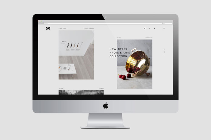 Yx Cutlery – web design.