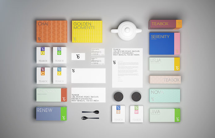 Teabox brand and packaging design by Natasha Jen.