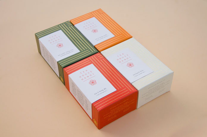 Boxes of high-quality teas from Vietnam.