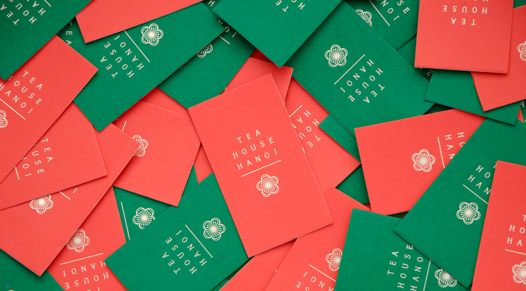 Tea House Hanoi brand and packaging design by Hung Le Ngoc.