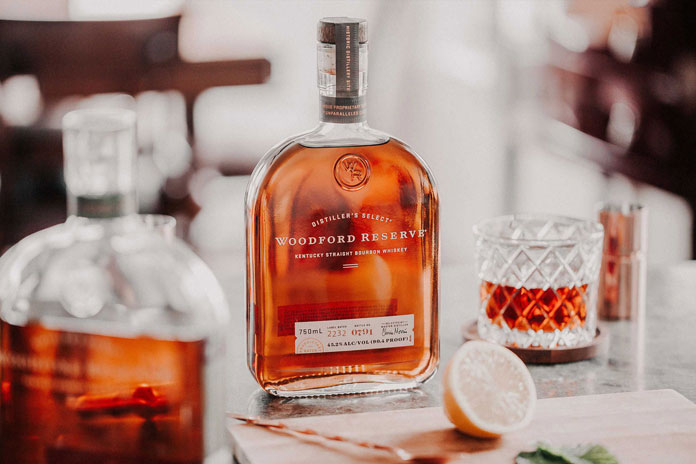 Brand evolution and packaging redesign for Woodford Reserve by Studio MPLS.