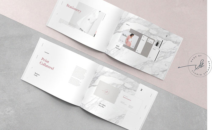 Adobe InDesign template with 42 pages.