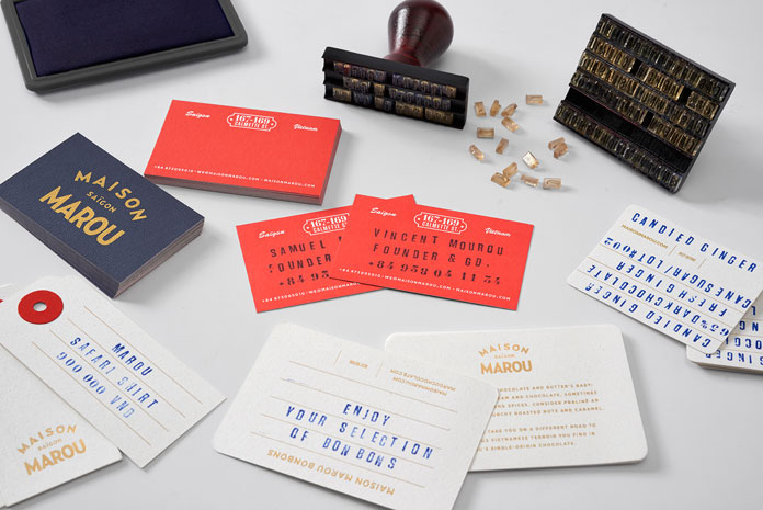 Stationery and business cards.