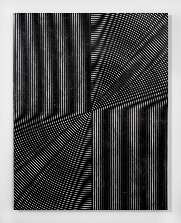 Davide Balliano, 2015, plaster, gesso and lacquer on wood, 182.8 x 142.2 cm