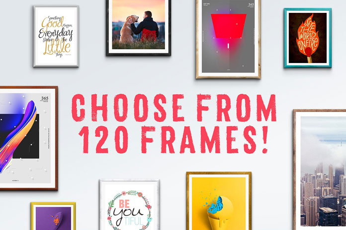Choose from 120 frames.