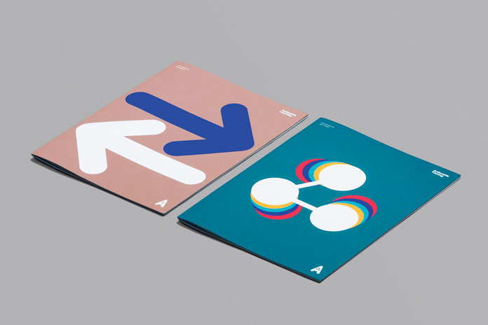 Identity system based on a vivid iconography.