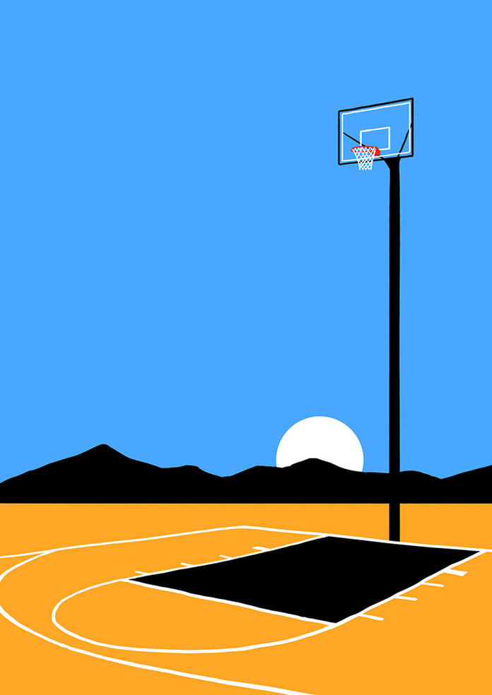 Andrey Kasay, Basketball court
