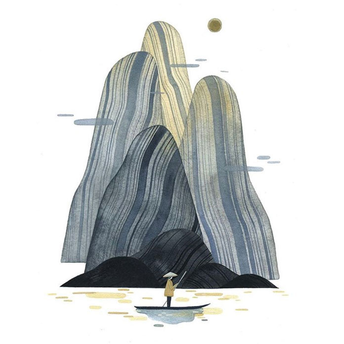 Maggie Chiang, Illustrations of dreamlike landscapes.