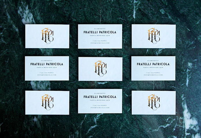 Andrew Colin Beck design, business cards.