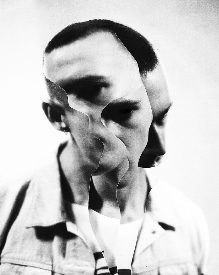 Jesse Draxler, distorting collages