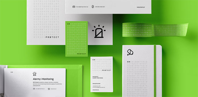 SM Protect branding by Fromsquare studio.