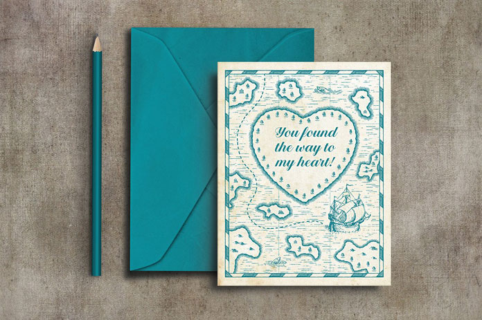 Example of use: lovely designed invitations and greeting cards.