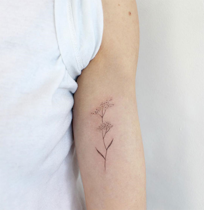 Jessica Chen tattoos, delicate drawing.