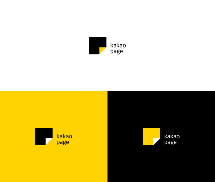 Kakaopage logo versions.