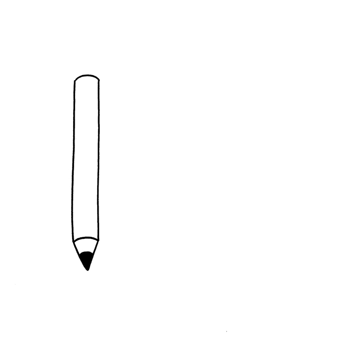 Mrzyk & Moriceau, A pencil draws a pencil.