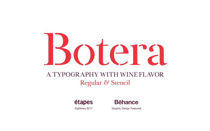 Botera - free font by Javi Montoya.