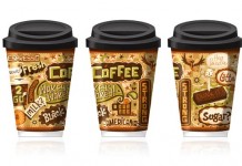 Illustrated Coffee Cups Package Design by Steve Simpson