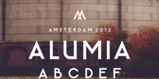 Alumia Typeface by Maarten van 't Wout