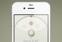 BRAUN inspired iPone Weather App