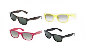 Ray-Ban RB2132 Wayfarer Sunglasses in different colors on Amazon.com